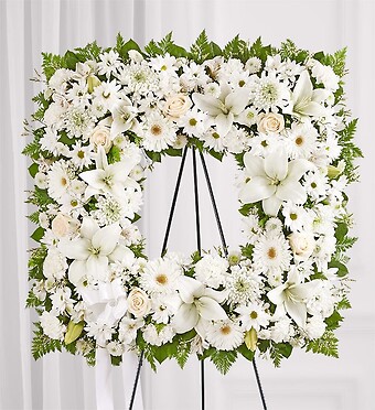 Sentimental Solace Wreath&amp;trade; - All White