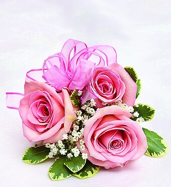 Pink Rose Corsage