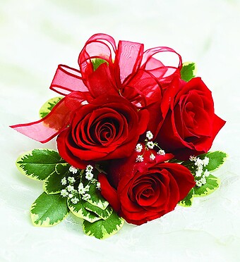 Red Rose Corsage