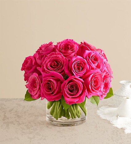 Contemporary Hot Pink Roses