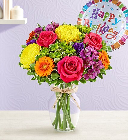 Fields of Europe&amp;reg; Celebration with Birthday Balloon