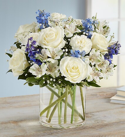 Loving Sentiments&amp;trade; Blue &amp;amp; White