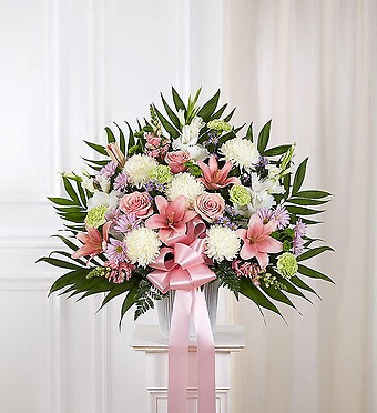 Heartfelt Sympathies&amp;trade; Pastel Standing Basket