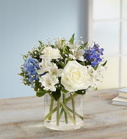 Loving Sentiments&amp;trade; Blue &amp;amp; White