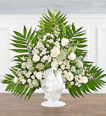 Tranquility Floor Basket&amp;trade; - All White