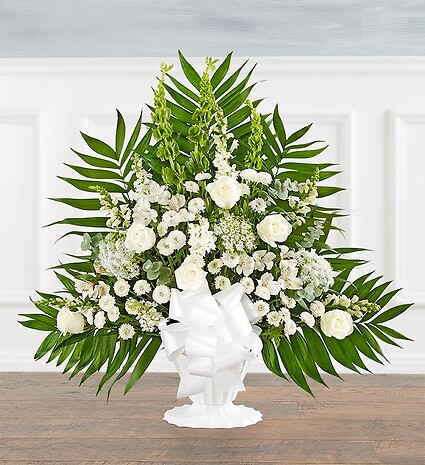 Tranquility Floor Basket&amp;trade; - All White