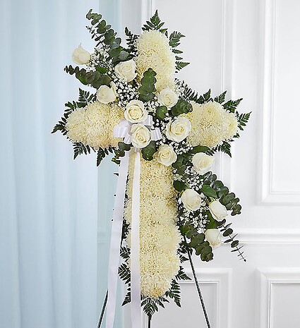 Peace &amp;amp; Prayers&amp;trade; White Standing Cross